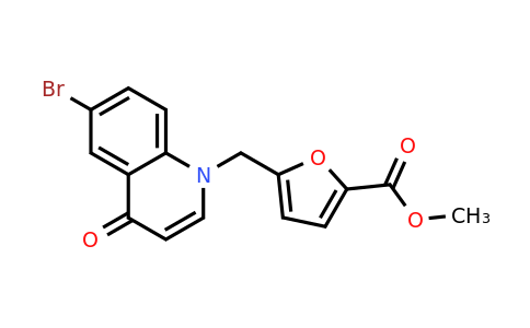 CAS 1215542-26-9 | Methyl 5-((6-bromo-4-oxoquinolin-1(4H)-yl)methyl)furan-2-carboxylate