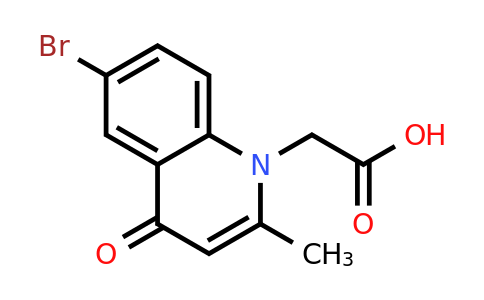 CAS 1215543-11-5 | 2-(6-Bromo-2-methyl-4-oxoquinolin-1(4H)-yl)acetic acid