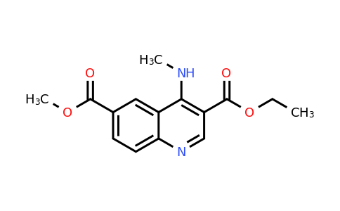 CAS 1215571-60-0 | 3-Ethyl 6-methyl 4-(methylamino)quinoline-3,6-dicarboxylate