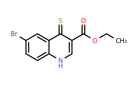 CAS 1215608-96-0 | Ethyl 6-bromo-4-thioxo-1,4-dihydroquinoline-3-carboxylate