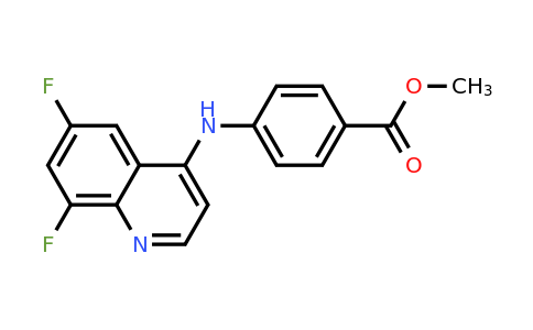 CAS 1215630-17-3 | Methyl 4-((6,8-difluoroquinolin-4-yl)amino)benzoate
