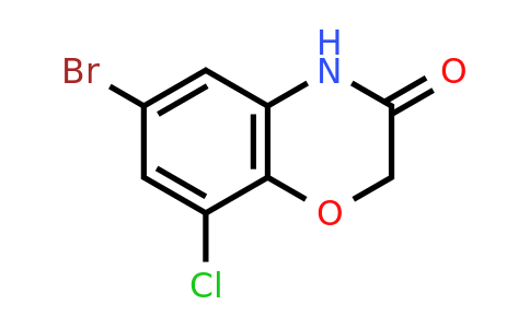 CAS 121564-96-3 | 6-Bromo-8-chloro-2H-benzo[B][1,4]oxazin-3(4H)-one