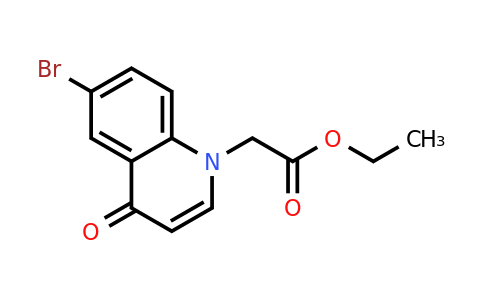 CAS 1215650-71-7 | Ethyl 2-(6-bromo-4-oxoquinolin-1(4H)-yl)acetate