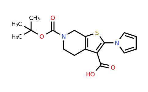 CAS 1215764-56-9 | 6-(tert-Butoxycarbonyl)-2-(1H-pyrrol-1-yl)-4,5,6,7-tetrahydrothieno[2,3-c]pyridine-3-carboxylic acid