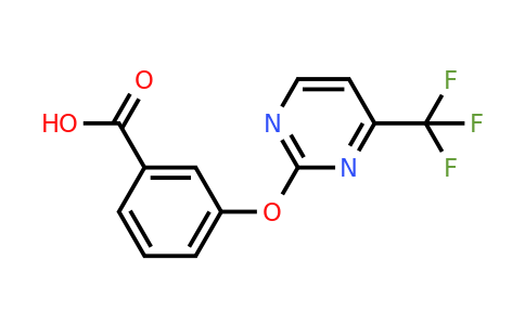 CAS 1215846-99-3 | 3-((4-(Trifluoromethyl)pyrimidin-2-yl)oxy)benzoic acid