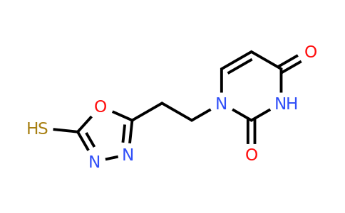 CAS 1215906-72-1 | 1-[2-(5-mercapto-1,3,4-oxadiazol-2-yl)ethyl]pyrimidine-2,4(1H,3H)-dione