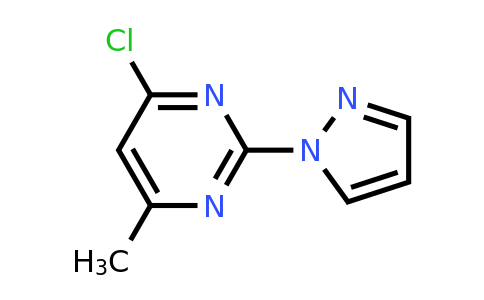 CAS 1215982-70-9 | 4-chloro-6-methyl-2-(1H-pyrazol-1-yl)pyrimidine