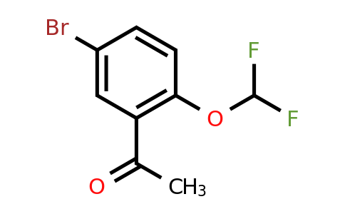CAS 1215994-75-4 | 1-[5-bromo-2-(difluoromethoxy)phenyl]ethan-1-one