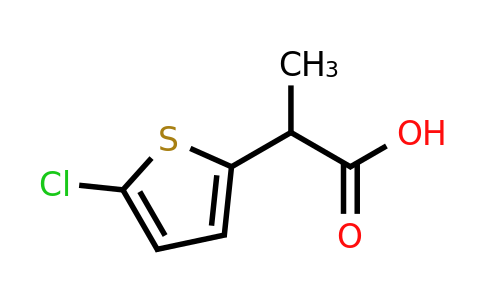 CAS 1215995-07-5 | 2-(5-chlorothiophen-2-yl)propanoic acid