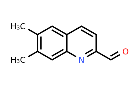 6,7-Dimethylquinoline-2-carbaldehyde