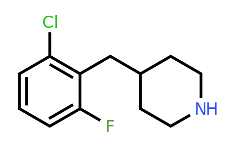 CAS 1216104-54-9 | 4-[(2-chloro-6-fluoro-phenyl)methyl]piperidine