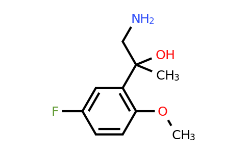 CAS 1216219-85-0 | 1-Amino-2-(5-fluoro-2-methoxyphenyl)propan-2-ol