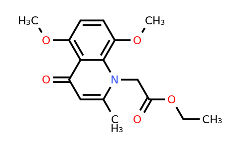 CAS 1216394-62-5 | Ethyl 2-(5,8-dimethoxy-2-methyl-4-oxoquinolin-1(4H)-yl)acetate