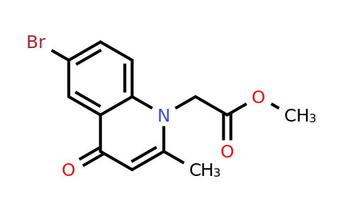 CAS 1216416-55-5 | Methyl 2-(6-bromo-2-methyl-4-oxoquinolin-1(4H)-yl)acetate