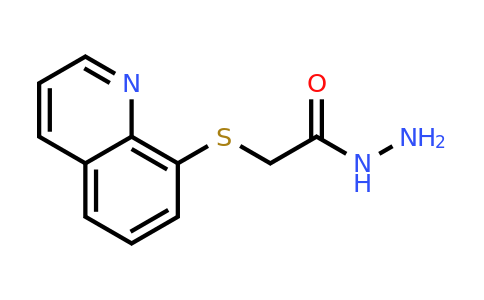 CAS 121643-10-5 | 2-(quinolin-8-ylsulfanyl)acetohydrazide