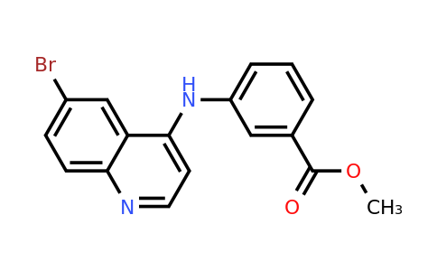 CAS 1216451-38-5 | Methyl 3-((6-bromoquinolin-4-yl)amino)benzoate