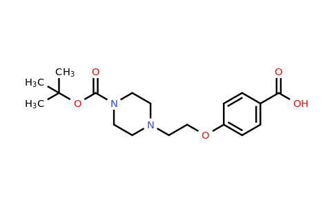 CAS 1216502-34-9 | 1-Boc-4-[2-(4-carboxyphenoxy)ethyl]piperazine