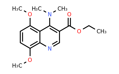 CAS 1216524-67-2 | Ethyl 4-(dimethylamino)-5,8-dimethoxyquinoline-3-carboxylate