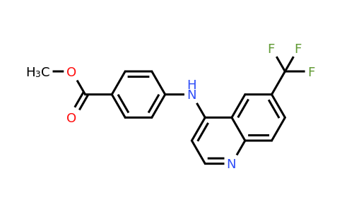 CAS 1216574-53-6 | Methyl 4-((6-(trifluoromethyl)quinolin-4-yl)amino)benzoate
