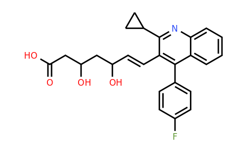 CAS 121659-03-8 | 7-(2-Cyclopropyl-4-(4-fluorophenyl)quinolin-3-yl)-3,5-dihydroxyhept-6-enoic acid