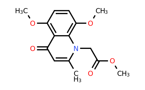CAS 1216624-36-0 | Methyl 2-(5,8-dimethoxy-2-methyl-4-oxoquinolin-1(4H)-yl)acetate