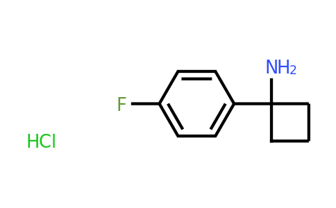 1-(4-fluorophenyl)cyclobutan-1-amine hydrochloride