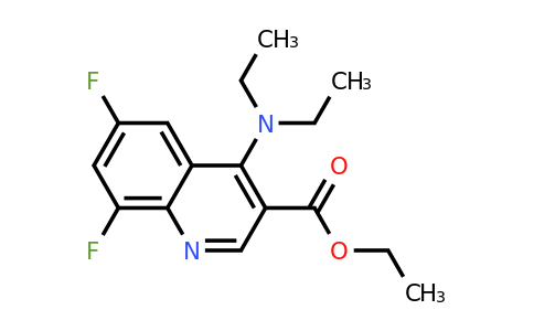 CAS 1216767-97-3 | Ethyl 4-(diethylamino)-6,8-difluoroquinoline-3-carboxylate