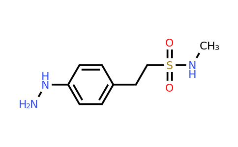 CAS 121679-30-9 | 2-(4-Hydrazinylphenyl)-N-methylethanesulfonamide