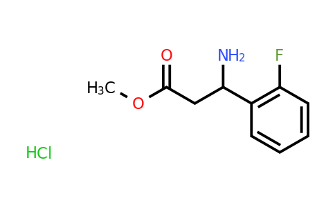 CAS 1216872-65-9 | Methyl 3-amino-3-(2-fluorophenyl)propanoate hydrochloride