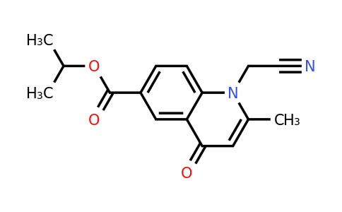 CAS 1216892-58-8 | Isopropyl 1-(cyanomethyl)-2-methyl-4-oxo-1,4-dihydroquinoline-6-carboxylate