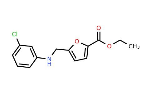 CAS 1217034-54-2 | Ethyl 5-(((3-chlorophenyl)amino)methyl)furan-2-carboxylate