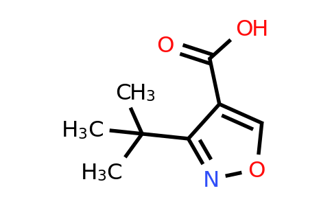 CAS 1217047-14-7 | 3-tert-Butyl-isoxazole-4-carboxylic acid