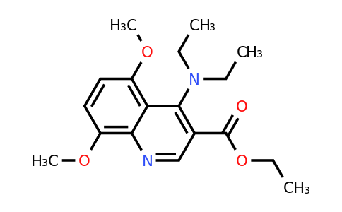 CAS 1217063-92-7 | Ethyl 4-(diethylamino)-5,8-dimethoxyquinoline-3-carboxylate