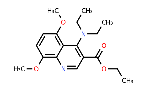 Ethyl 4-(diethylamino)-5,8-dimethoxyquinoline-3-carboxylate
