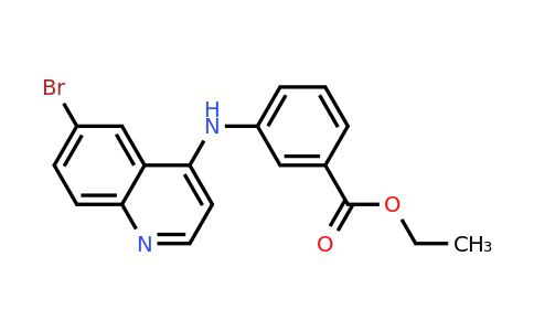 CAS 1217078-65-3 | Ethyl 3-((6-bromoquinolin-4-yl)amino)benzoate