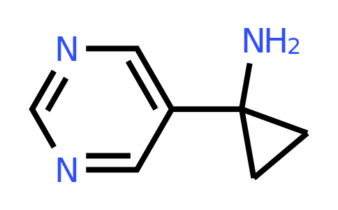 1-(pyrimidin-5-yl)cyclopropan-1-amine