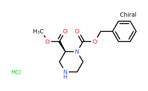 CAS 1217444-22-8 | (S)-1-Benzyl 2-methyl piperazine-1,2-dicarboxylate hydrochloride