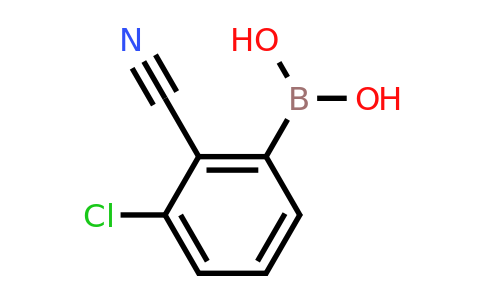 CAS 1217500-67-8 | 3-Chloro-2-cyanophenylboronic acid