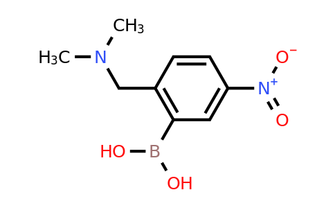 CAS 1217500-82-7 | (2-((Dimethylamino)methyl)-5-nitrophenyl)boronic acid