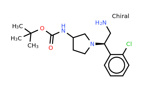 CAS 1217517-98-0 | (R)-3-N-BOC-Amino-1-[2-amino-1-(2-chloro-phenyl)-ethyl]-pyrrolidine