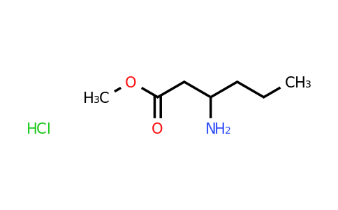 CAS 1217530-84-1 | methyl 3-aminohexanoate hydrochloride
