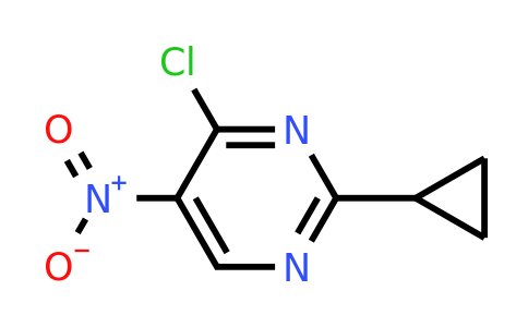 CAS 1217530-93-2 | 4-Chloro-2-cyclopropyl-5-nitropyrimidine
