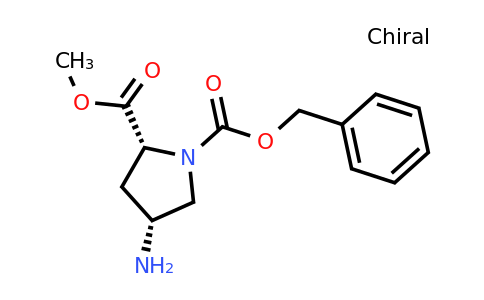 CAS 1217598-31-6 | O1-benzyl O2-methyl (2R,4R)-4-aminopyrrolidine-1,2-dicarboxylate