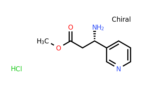 CAS 1217624-51-5 | (S)-Methyl 3-amino-3-(pyridin-3-yl)propanoate hydrochloride