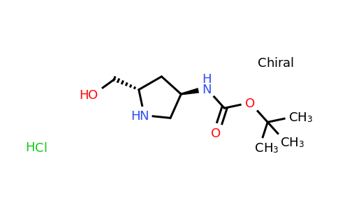 CAS 1217636-72-0 | tert-Butyl ((3R,5S)-rel-5-(hydroxymethyl)pyrrolidin-3-yl)carbamate hydrochloride