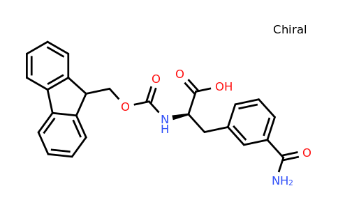 CAS 1217637-40-5 | (R)-2-((((9H-Fluoren-9-yl)methoxy)carbonyl)amino)-3-(3-carbamoylphenyl)propanoic acid