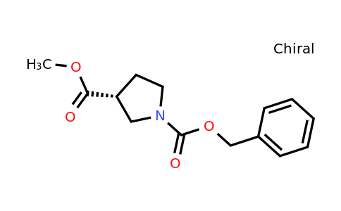 CAS 1217655-90-7 | R-1-cbz-pyrrolidine-3-carboxylic acid methyl ester