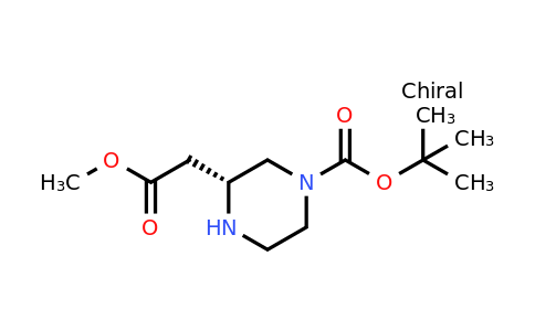 CAS 1217683-44-7 | tert-butyl (3R)-3-(2-methoxy-2-oxoethyl)piperazine-1-carboxylate