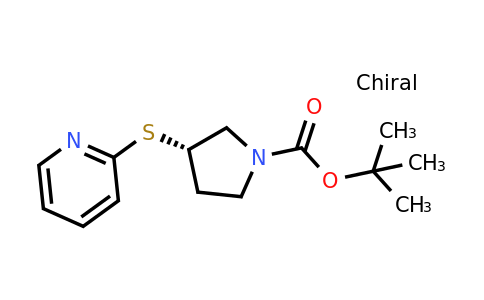 CAS 1217709-09-5 | (S)-tert-Butyl 3-(pyridin-2-ylthio)pyrrolidine-1-carboxylate
