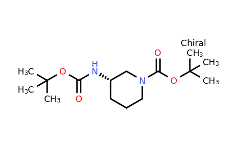 CAS 1217710-80-9 | (S)-tert-Butyl 3-((tert-butoxycarbonyl)amino)piperidine-1-carboxylate